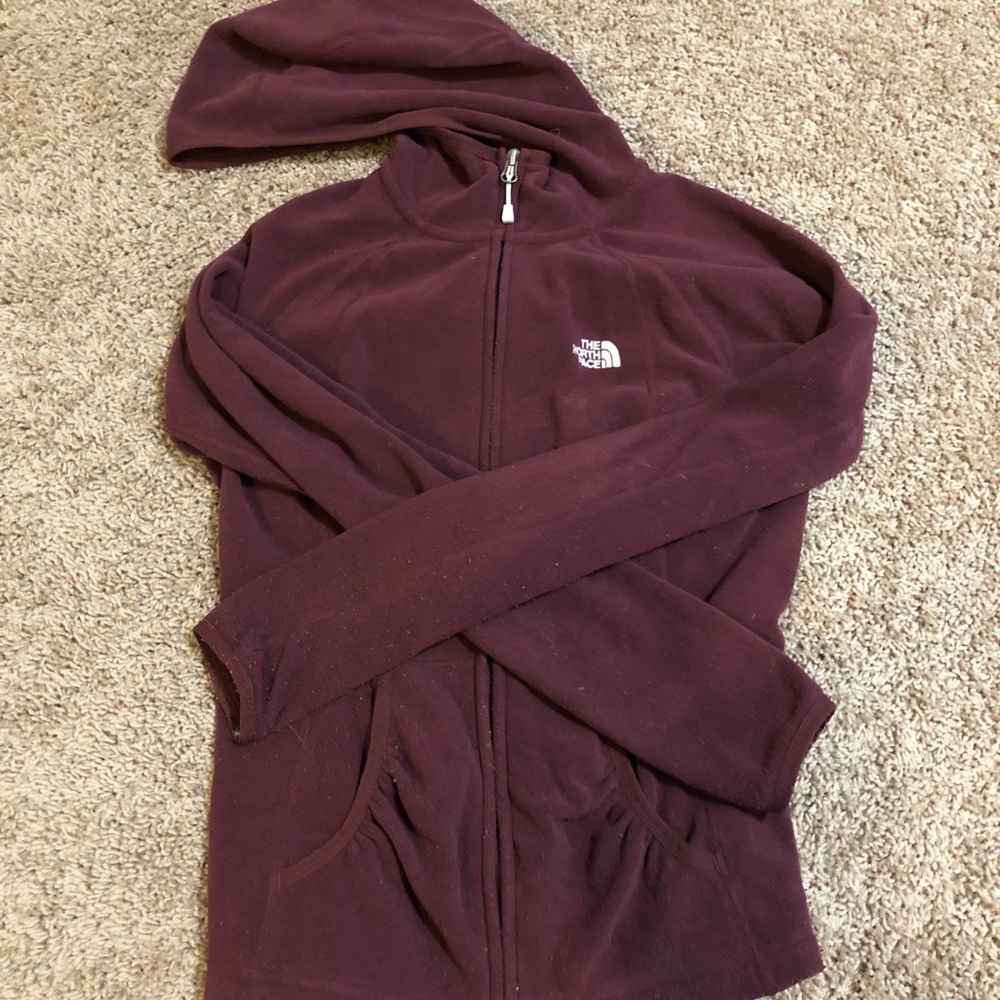North Face Fleece Hooded Jacket